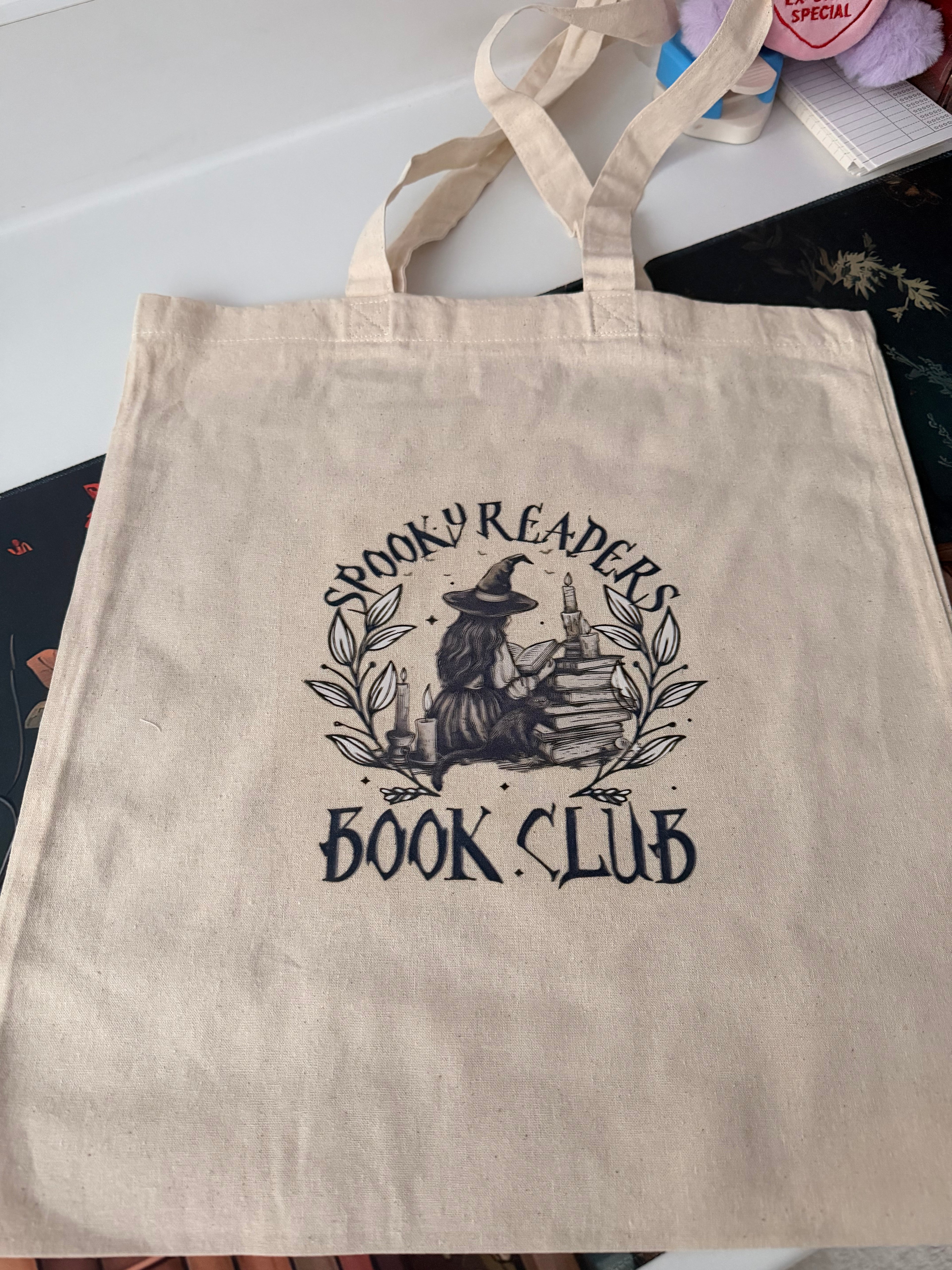 Bookish Tote Bag - Spooky Book Club